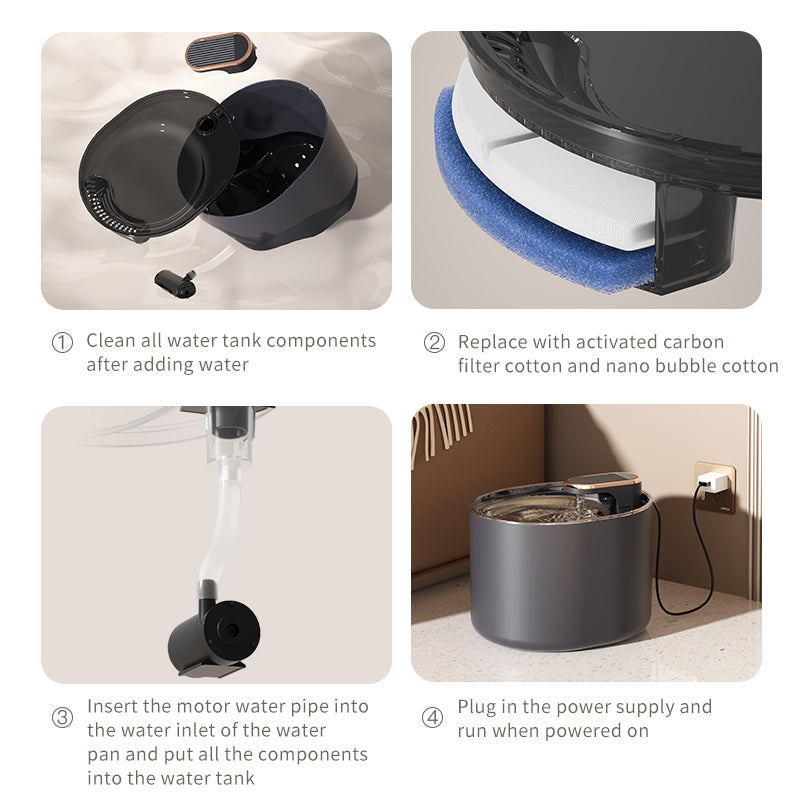 Automatic Cat Water Fountain