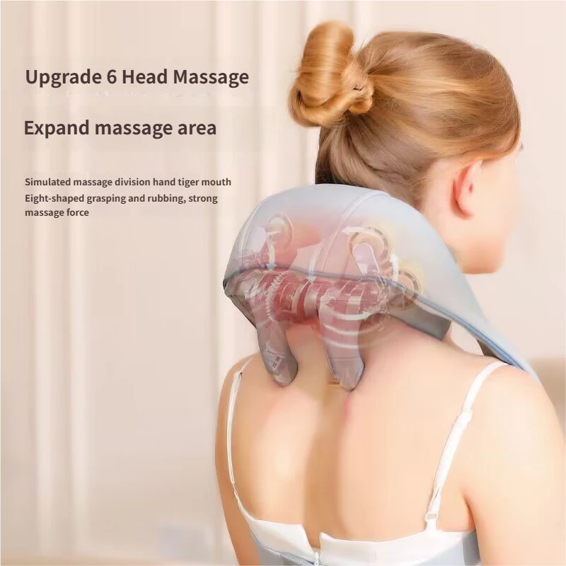 6-Node Heated Neck and Shoulder Massager